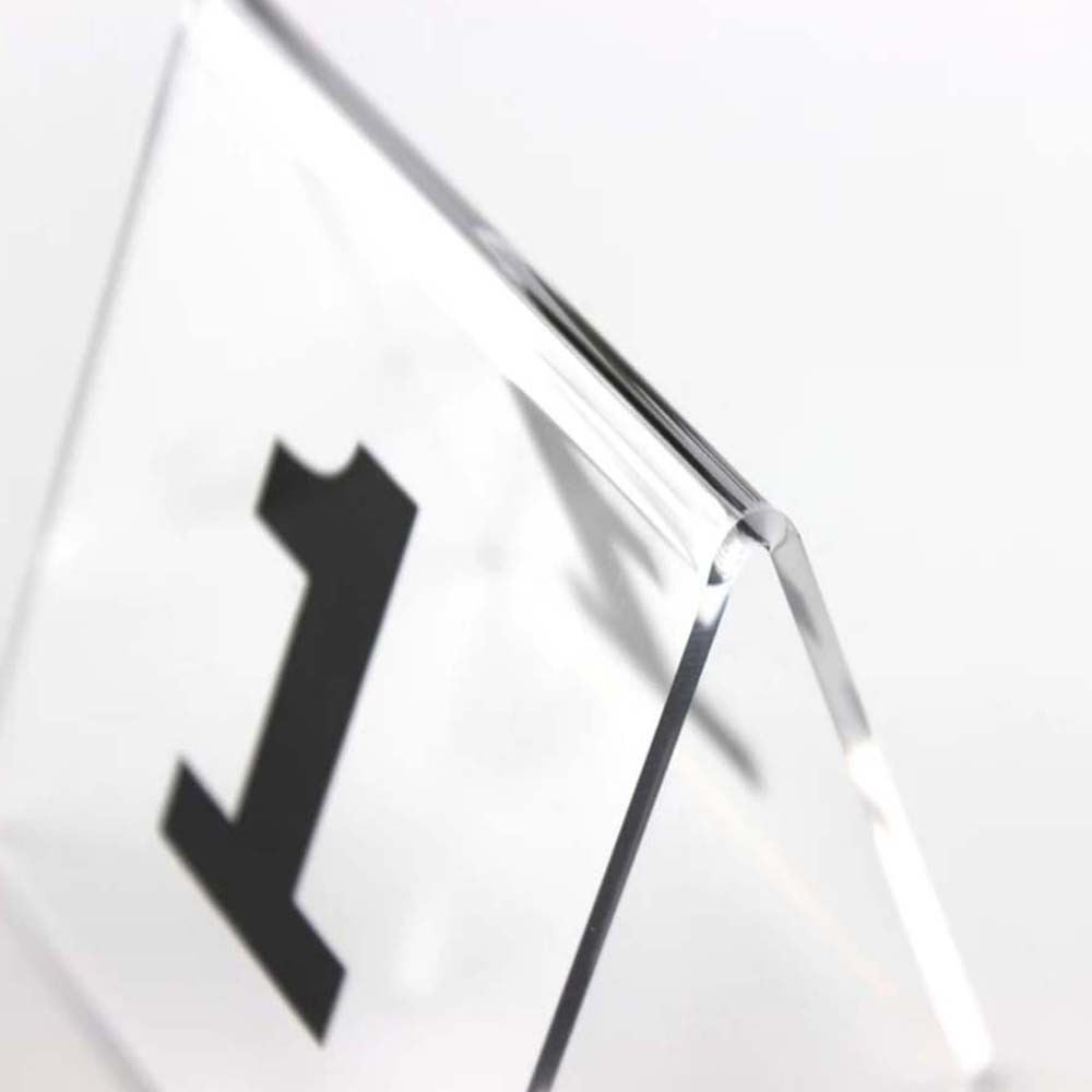 מעמד שולחני מפרספקס שקוף 6X4 ס"מ – תמונה 2