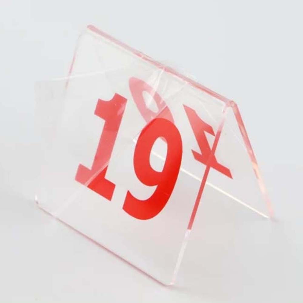 מעמד שולחני מפרספקס שקוף 6X4 ס"מ – תמונה 3