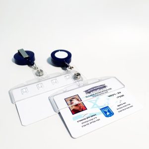 מנשא / מחזיק מיני לתג זיהוי + יו יו עגול