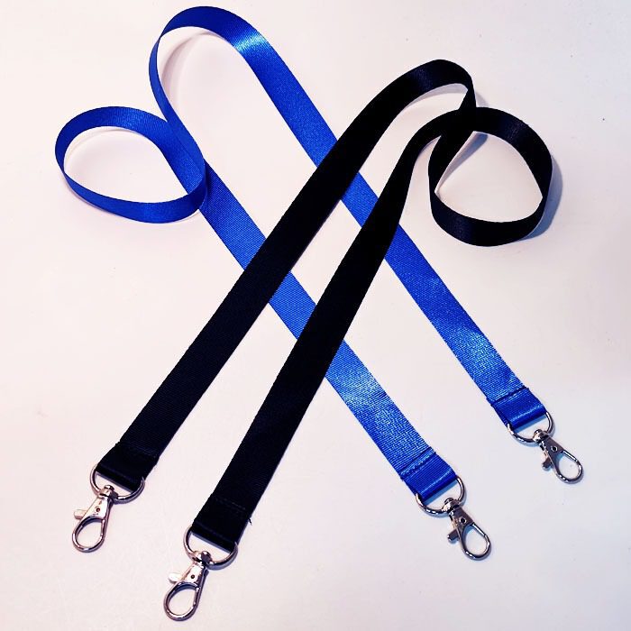 שרוכים לצוואר עם הוק כפול במגוון צבעים