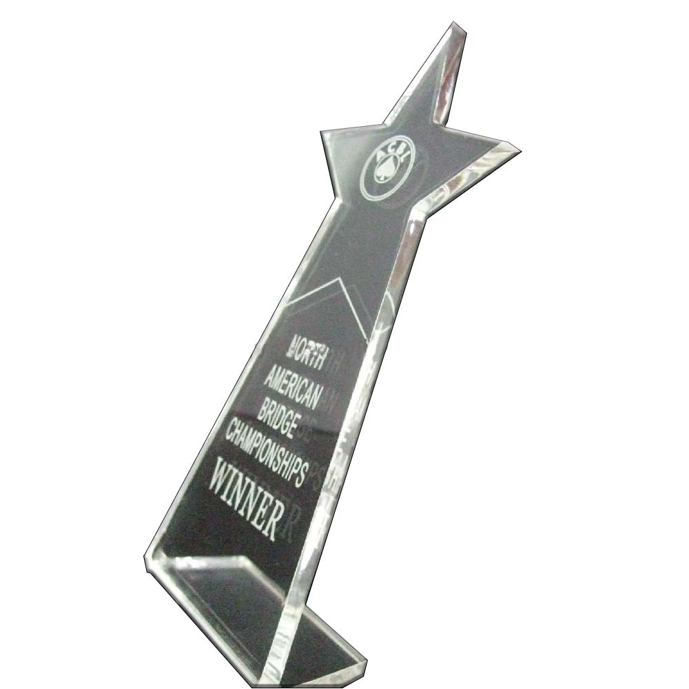 מעמד פרספקס צורני 18X7 ס"מ