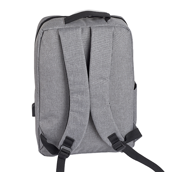 תיק גב ניפון אורטופדי ממותג- למחשב נייד עד 15.6 אינץ עם יציאת USB לטעינה ניידים – תמונה 4