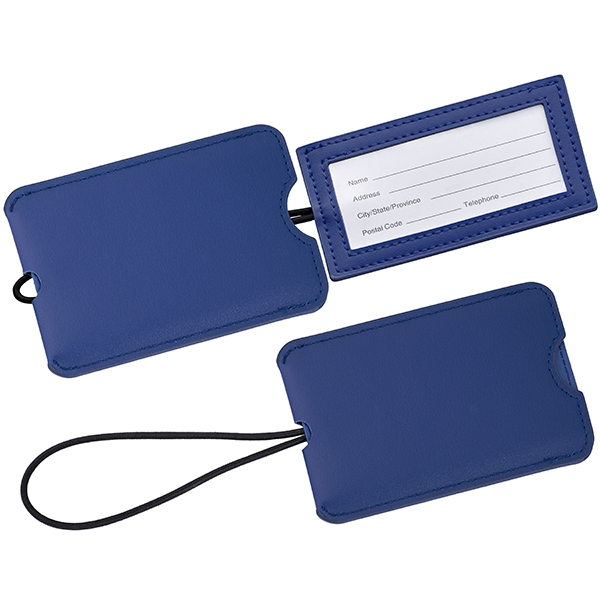 פרימיום תג מזוודה נשלף דמוי עור- ממותג – תמונה 4