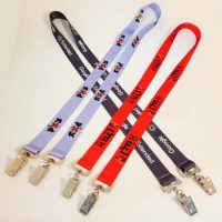 שרוך כפול עם קליפס - ממותג